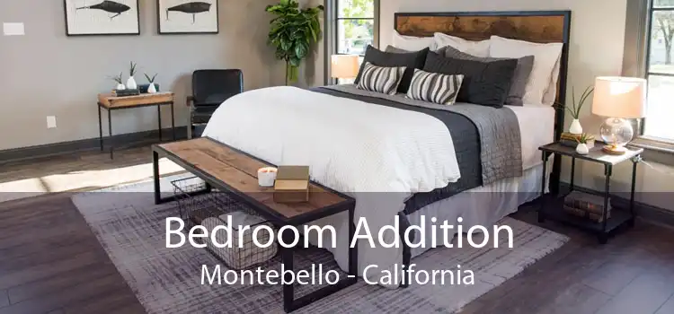 Bedroom Addition Montebello - California