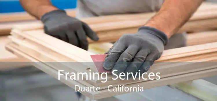 Framing Services Duarte - California